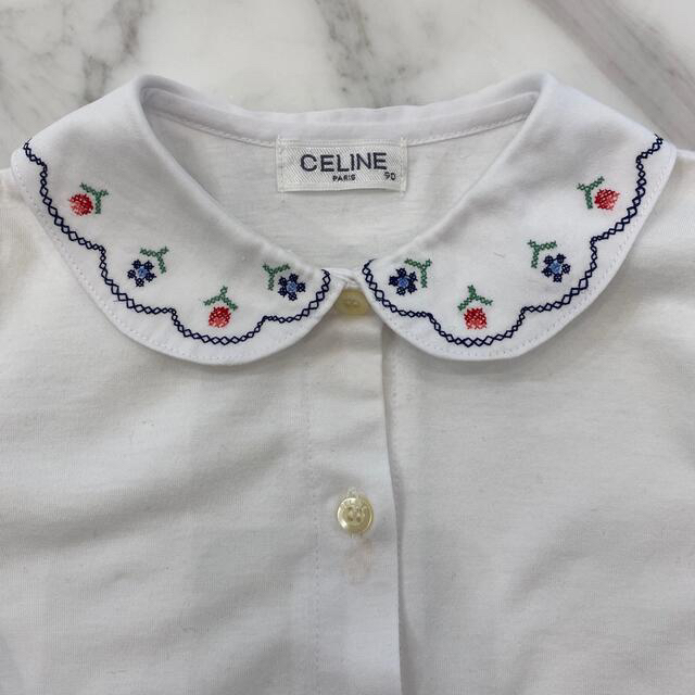 celine(セリーヌ)のセリーヌ　ブラウス　90  celine  CELINE キッズ/ベビー/マタニティのキッズ服女の子用(90cm~)(ブラウス)の商品写真