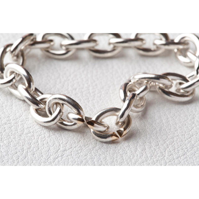 H.P.FRANCE(アッシュペーフランス)のsimmon シルバーブレスレットOVAL CHAIN BRACELET レディースのアクセサリー(ブレスレット/バングル)の商品写真