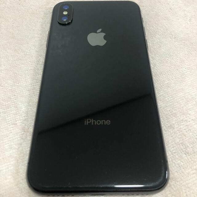 iPhone(アイフォーン)のiPhonex 256g スペースグレー スマホ/家電/カメラのスマートフォン/携帯電話(スマートフォン本体)の商品写真