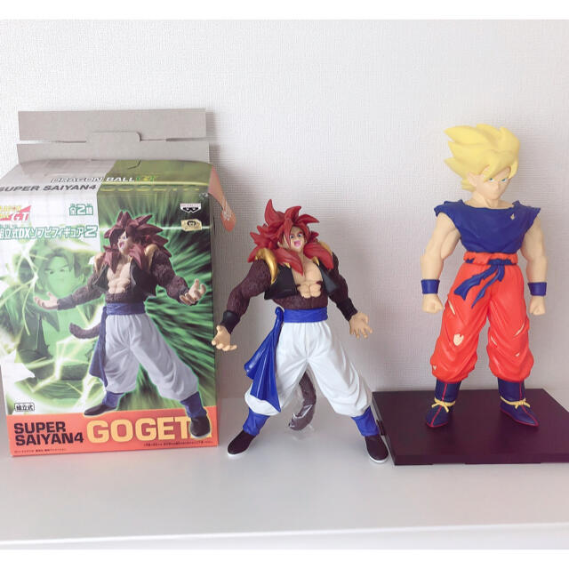 BANPRESTO(バンプレスト)の❤️ドラゴンボールフィギュア 孫悟空&ゴジータ 二点セット  エンタメ/ホビーのフィギュア(アニメ/ゲーム)の商品写真