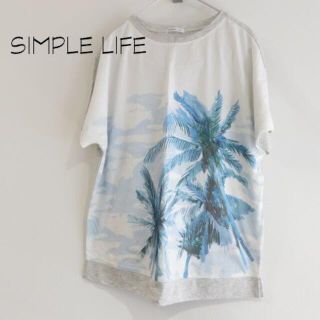 シンプルライフ(SIMPLE LIFE)のSIMPLE LIFE シンプルライフ　ドルマン　Tシャツ　夏(Tシャツ(半袖/袖なし))