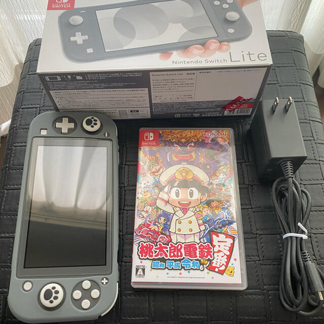 Nintendo Switch LITE(グレー)＆桃太郎電鉄