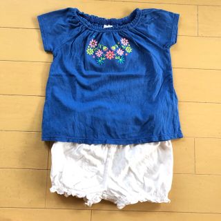 カーターズ(carter's)のカーターズ　刺繍　セットアップ(Ｔシャツ)