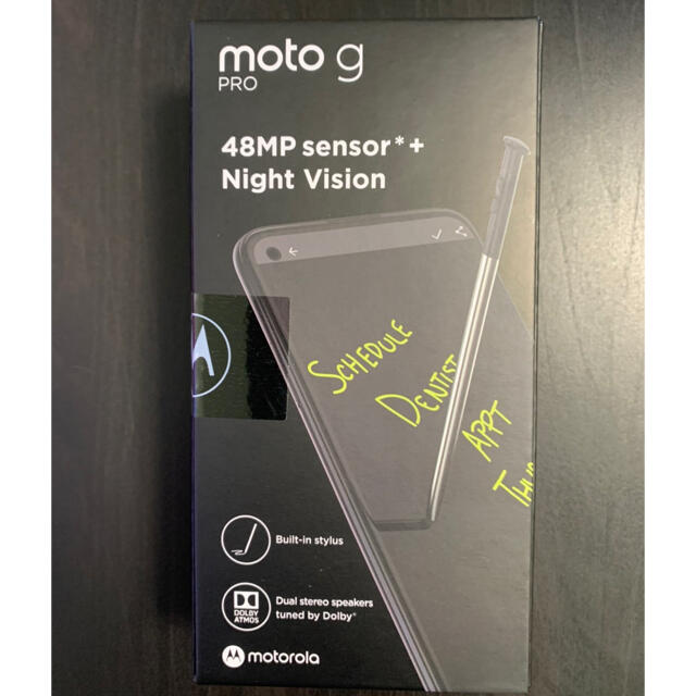 ANDROID(アンドロイド)の【新品】モトローラ moto gPRO 128GB ミスティックインディゴ スマホ/家電/カメラのスマートフォン/携帯電話(スマートフォン本体)の商品写真