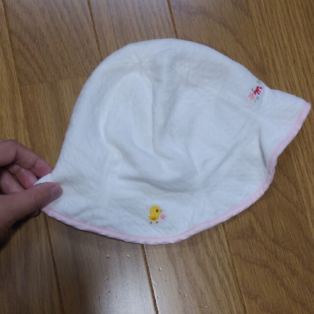 mikihouse(ミキハウス)のmikihouse　女の子帽子👒（46size） キッズ/ベビー/マタニティのこども用ファッション小物(帽子)の商品写真