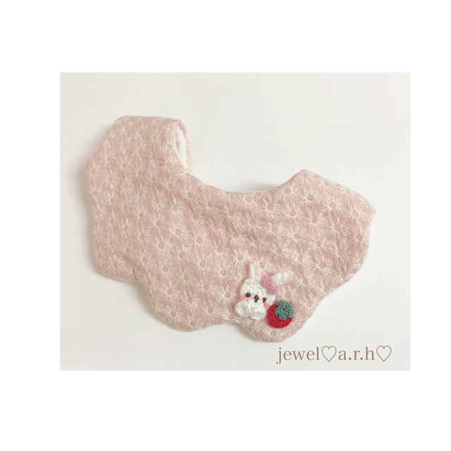 ハンドメイドスタイ ネックレススタイ ピンクの通販 by jewel♡a.r.h