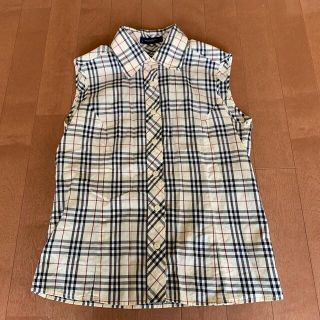 バーバリー(BURBERRY)のバーバリー　タンクトップ　シャツ(シャツ/ブラウス(半袖/袖なし))