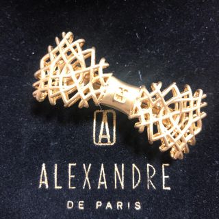 アレクサンドルドゥパリ(Alexandre de Paris)の新品　アレクサンドルドゥパリ  メタルバレッタ(バレッタ/ヘアクリップ)