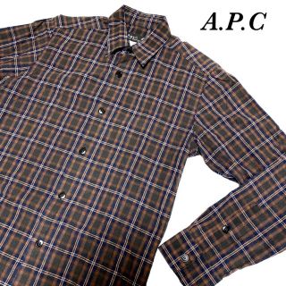 アーペーセー(A.P.C)のメンズ　レディース　柄シャツ　ストライプ　総柄　vintage アーペーセー(シャツ)