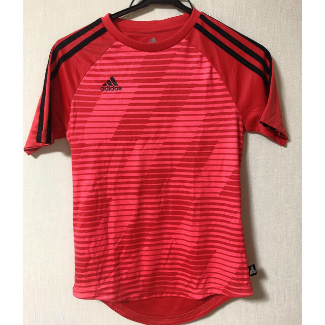 adidas(アディダス)のアディダス半袖プラシャツ上下150 スポーツ/アウトドアのサッカー/フットサル(ウェア)の商品写真