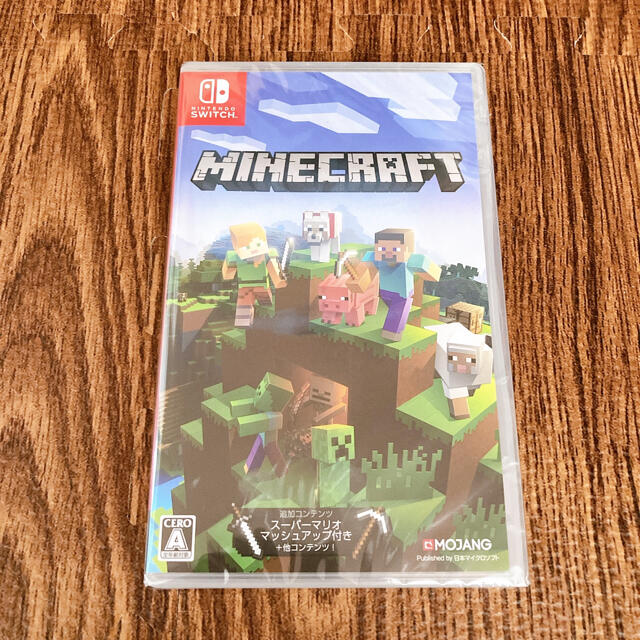 Nintendo Switch(ニンテンドースイッチ)の【新品未開封】Minecraft Switch エンタメ/ホビーのゲームソフト/ゲーム機本体(家庭用ゲームソフト)の商品写真