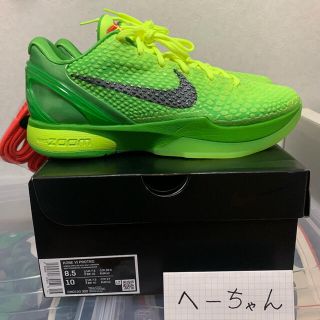 ナイキ(NIKE)のNike Kobe 6 Grinch hirorinさん専用(スニーカー)