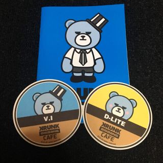 ビッグバン(BIGBANG)のBIGBANG KRUNK♡ノート＆コースターセット(ミュージシャン)