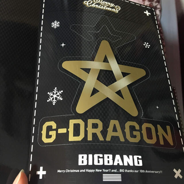 BIGBANG(ビッグバン)の新品！BIGBANG♡サイン入りクリスマスオーナメント エンタメ/ホビーのタレントグッズ(ミュージシャン)の商品写真