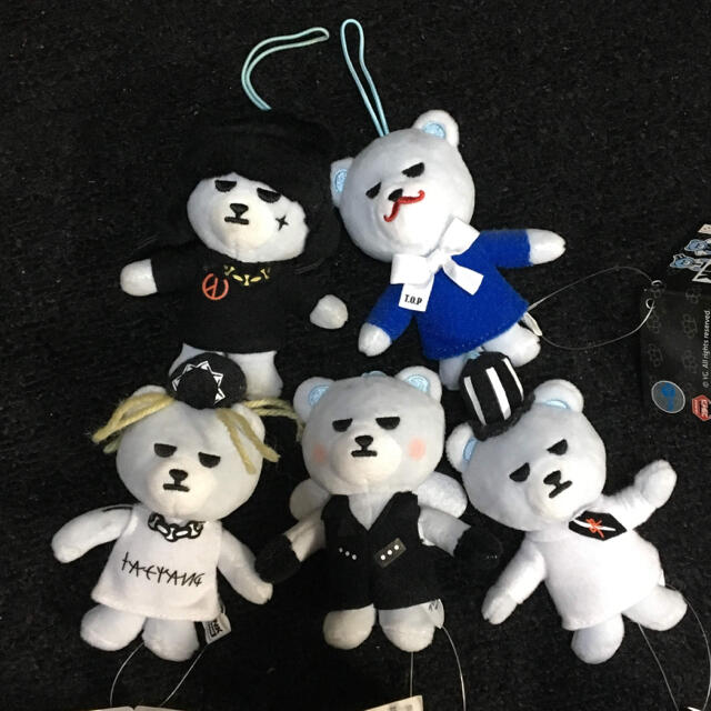 BIGBANG(ビッグバン)のBIGBANG KRUNK♡マスコット5点セット エンタメ/ホビーのタレントグッズ(ミュージシャン)の商品写真