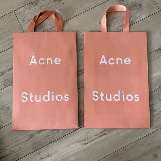 Acne Studios  ショッパー大　2枚セット(ショップ袋)