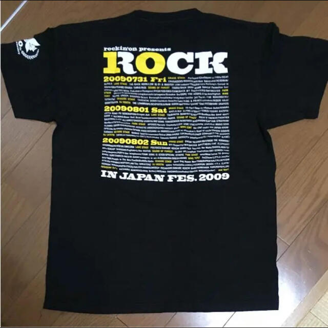 ロックインジャパン 2009 Tシャツ エンタメ/ホビーのタレントグッズ(ミュージシャン)の商品写真