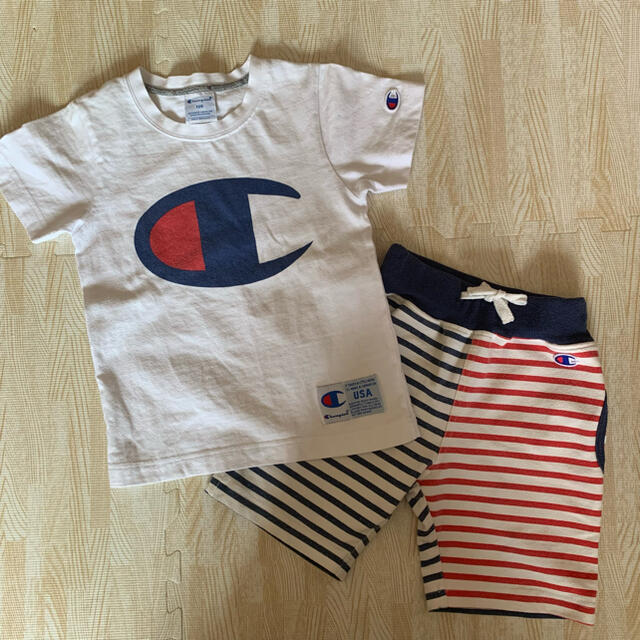 Champion(チャンピオン)のChampion チャンピオン　半袖Tシャツ　半パン　110cm 120cm  キッズ/ベビー/マタニティのキッズ服男の子用(90cm~)(Tシャツ/カットソー)の商品写真