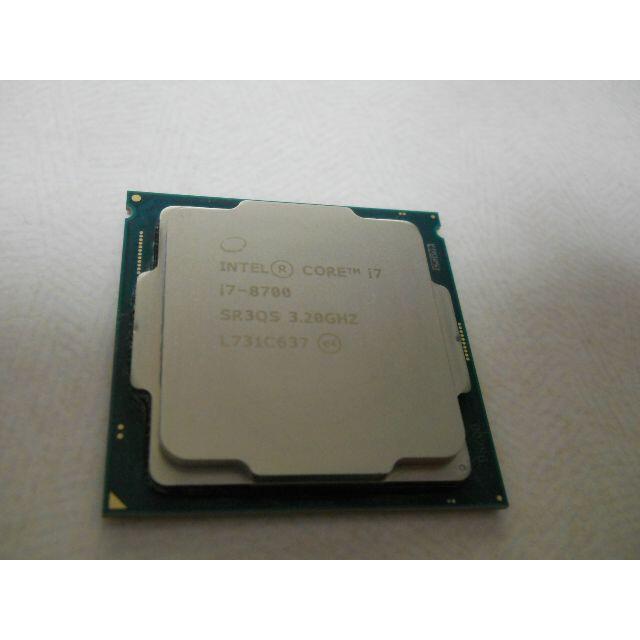 CPU Intel Core i7 8700 3.2GHz と 虎徹MarkII