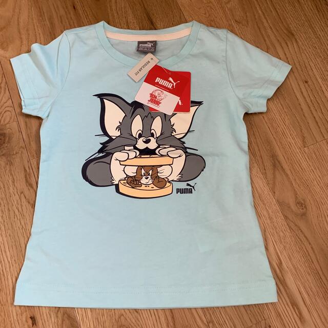 PUMA(プーマ)のPUMA トムアンドジェリー　Tシャツ　新品 キッズ/ベビー/マタニティのキッズ服女の子用(90cm~)(Tシャツ/カットソー)の商品写真