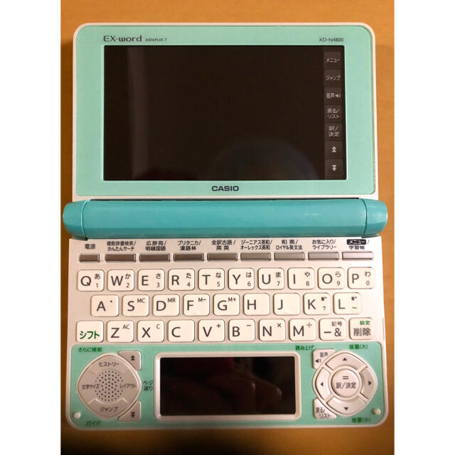 CASIO(カシオ)のカシオ　電子辞書　EX-word  XD-N4800 超美品 スマホ/家電/カメラの生活家電(その他)の商品写真