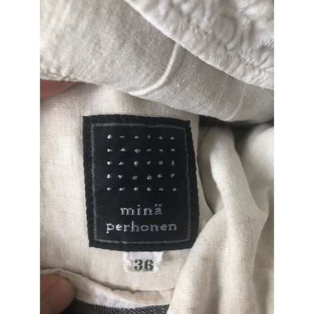 mina perhonen(ミナペルホネン)のミナペルホネン　デニム　美品 レディースのパンツ(デニム/ジーンズ)の商品写真