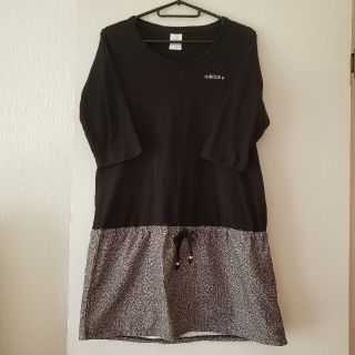 アディダス(adidas)のadidas neo Tシャツ(ミニワンピース)