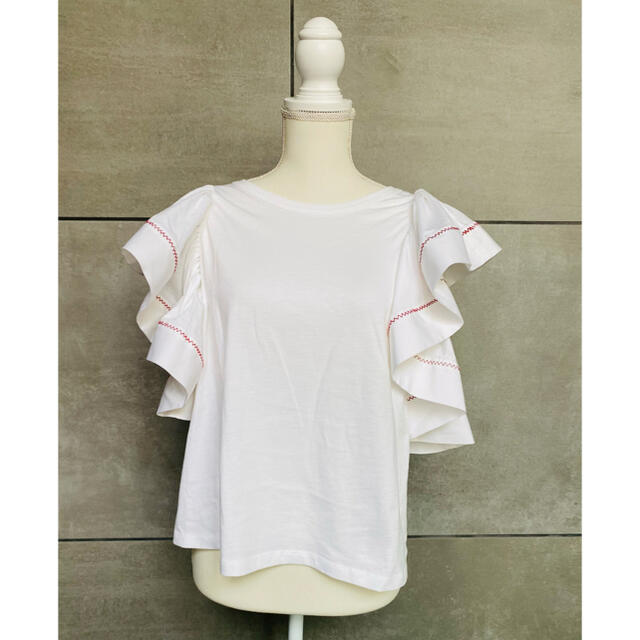店舗良い SEE ジーバイクロエ　白Tシャツ　XL - CHLOE BY Tシャツ+カットソー(半袖+袖なし)