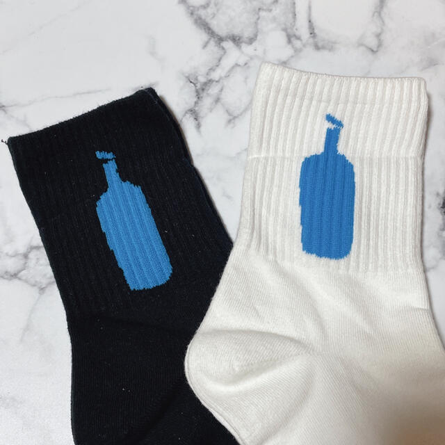 ☆韓国限定☆ブルーボトルコーヒー ソックス🧦💕 レディースのレッグウェア(ソックス)の商品写真