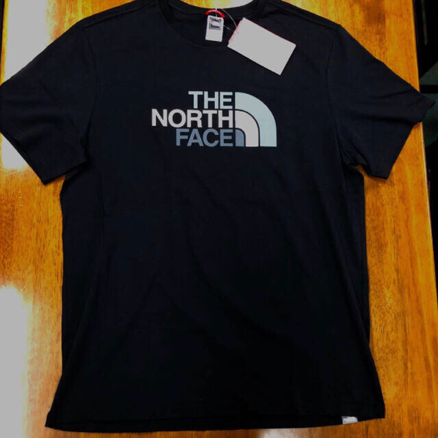 THE NORTH FACE(ザノースフェイス)の人気ノースフェイス 王道BLACK グラデーションLOGO T海外 L メンズのトップス(Tシャツ/カットソー(半袖/袖なし))の商品写真