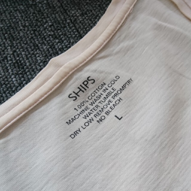 SHIPS(シップス)のSHIPS Tシャツ Ｌ メンズのトップス(Tシャツ/カットソー(半袖/袖なし))の商品写真