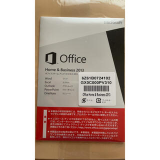 Microsoft Office Home & Business 2013 新品(PC周辺機器)