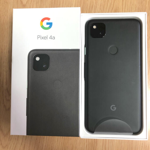 Google(グーグル)の【SIMロック解除済み】google pixel 4a（4g）ブラック スマホ/家電/カメラのスマートフォン/携帯電話(スマートフォン本体)の商品写真