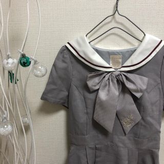 シークレットハニー(Secret Honey)のSecret Honey  シークレットハニー　セーラー服　ワンピース  グレー(ひざ丈ワンピース)