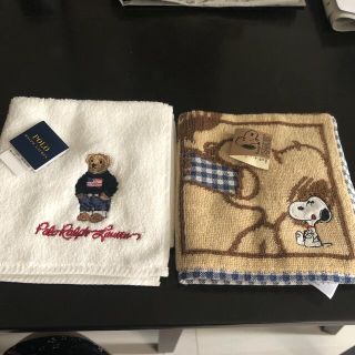 ポロラルフローレン(POLO RALPH LAUREN)の新品／ハンドタオル2枚(SNOOPYとPOLO)(タオル)