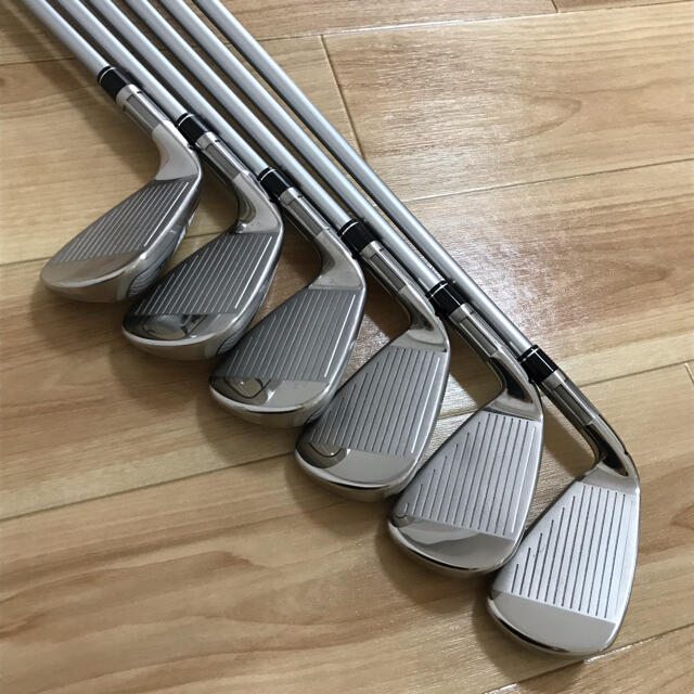 TaylorMade(テーラーメイド)の【美品】テーラーメイド　M6  アイアンセット6本 スポーツ/アウトドアのゴルフ(クラブ)の商品写真