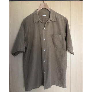 コモリ(COMOLI)のcomoli 20ss ベタシャンオープンカラーシャツ Khaki サイズ2(シャツ)