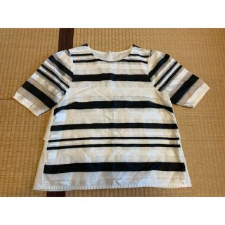 チェスティ(Chesty)のChesty チェスティ ボーダー 半袖 バックフリル トップス(シャツ/ブラウス(半袖/袖なし))