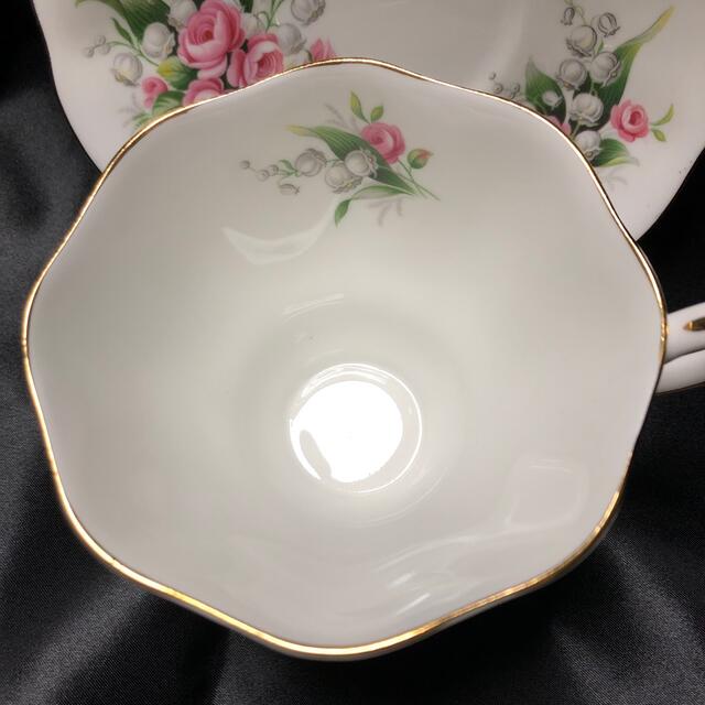 美品 希少 ロイヤルアルバート ピンクのバラとスズランのカップ 美品 希少 ロイヤルアルバート ピンクのバラとスズランのカップ
