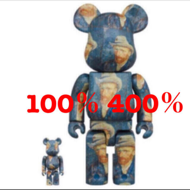 MEDICOM TOY(メディコムトイ)の【新品】BE@RBRICK  Van Gogh  100％ 400％ ゴッホ エンタメ/ホビーのフィギュア(その他)の商品写真