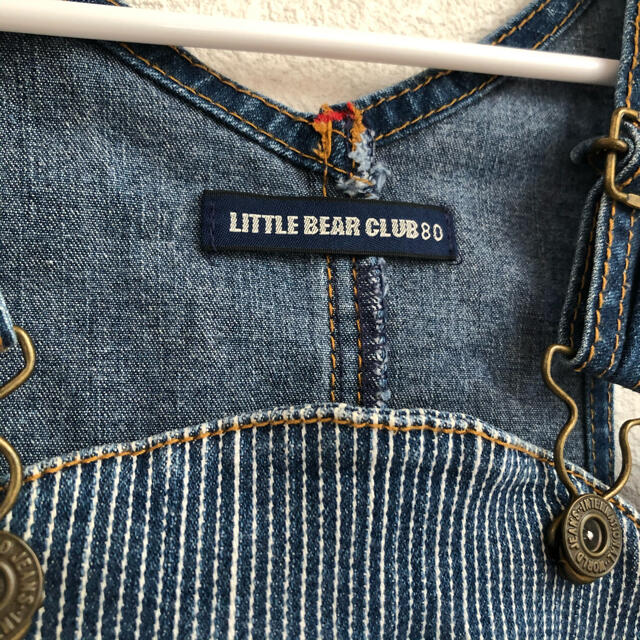 LITTLE BEAR CLUB(リトルベアークラブ)のLITTLE BEAR CLUB　オーバーオール　80cm キッズ/ベビー/マタニティのベビー服(~85cm)(カバーオール)の商品写真