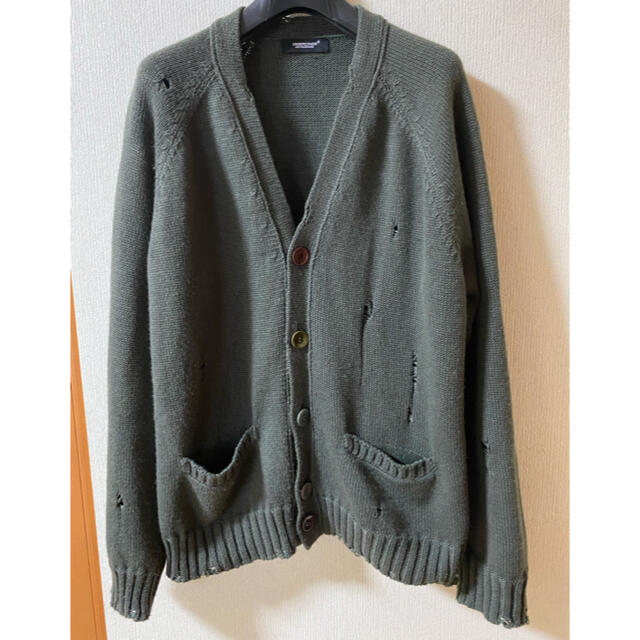undercover 23ss ダメージ加工カーディガン