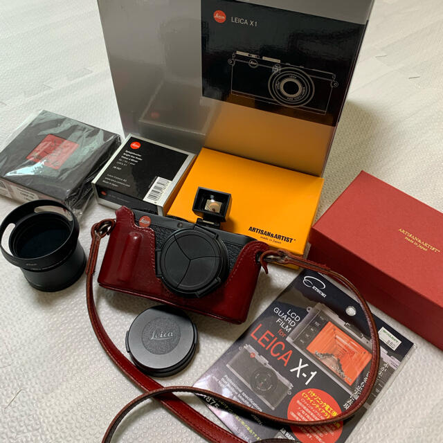 Leica(ライカ)X1 Black +豪華アクセサリーセット 人気を誇る スマホ ...