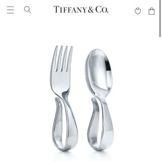 【未使用】ティファニー　TIFFANY\u0026Co. ループベビースプーン　シルバー