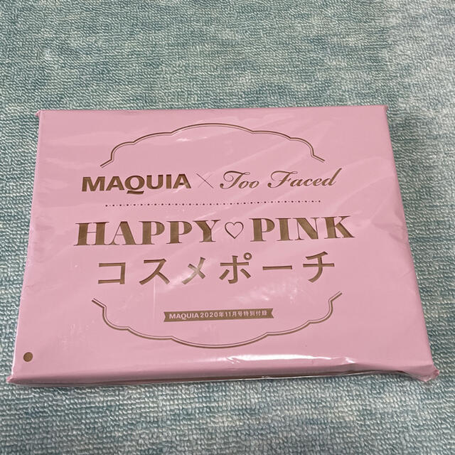 Too Faced(トゥフェイス)のMAQUIA×Too Faced HAPPY PINK コスメポーチ レディースのファッション小物(ポーチ)の商品写真