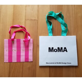 モマ(MOMA)のショップ　袋　ショッパーズ　NY　MOMA　Victoria's Secret(ショップ袋)
