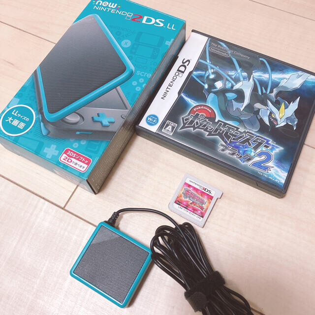 Nintendo 2DS LL & ポケモンソフト2個セット