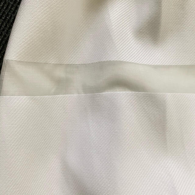 白のフレアスカート レディースのスカート(ひざ丈スカート)の商品写真