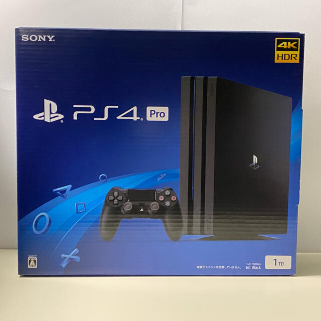 PlayStation4(プレイステーション4)のプレイステーション4 プロ　ps4 pro 本体　2020年6月購入 エンタメ/ホビーのゲームソフト/ゲーム機本体(家庭用ゲーム機本体)の商品写真