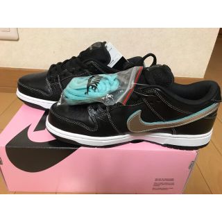 ナイキ(NIKE)のナイキ SB ダンク ロー ダイアモンド サプライ コー ブラック ダイアモンド(スニーカー)